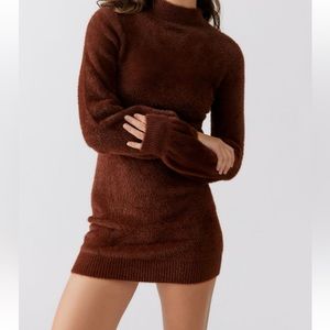 Carmela Fuzzy Sweater Dress